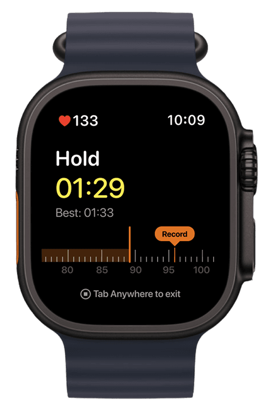 Apple Watch Ultra Apnea Test