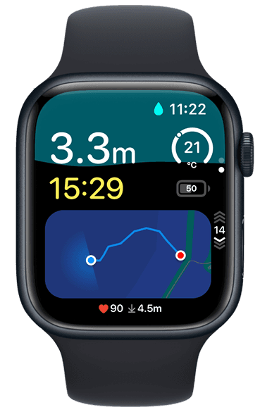 Apple Watch Ultra Route Map