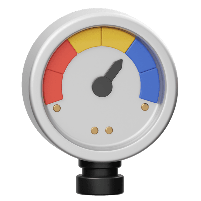 pressure gauge decoration